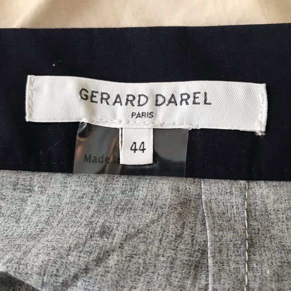 SOLD Gerard Darel Skirt size 44 {14) Gray/Navy - Picture 3 of 7